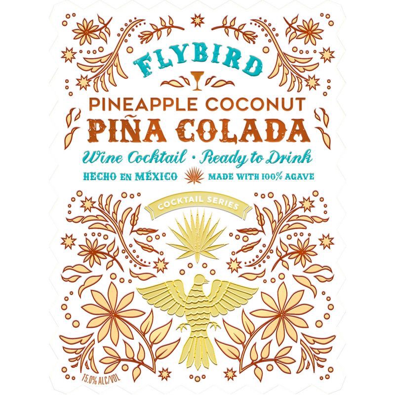 slide 2 of 7, Flybird Baja Pina Colada Wine Cocktail - 750ml Bottle, 750 ml