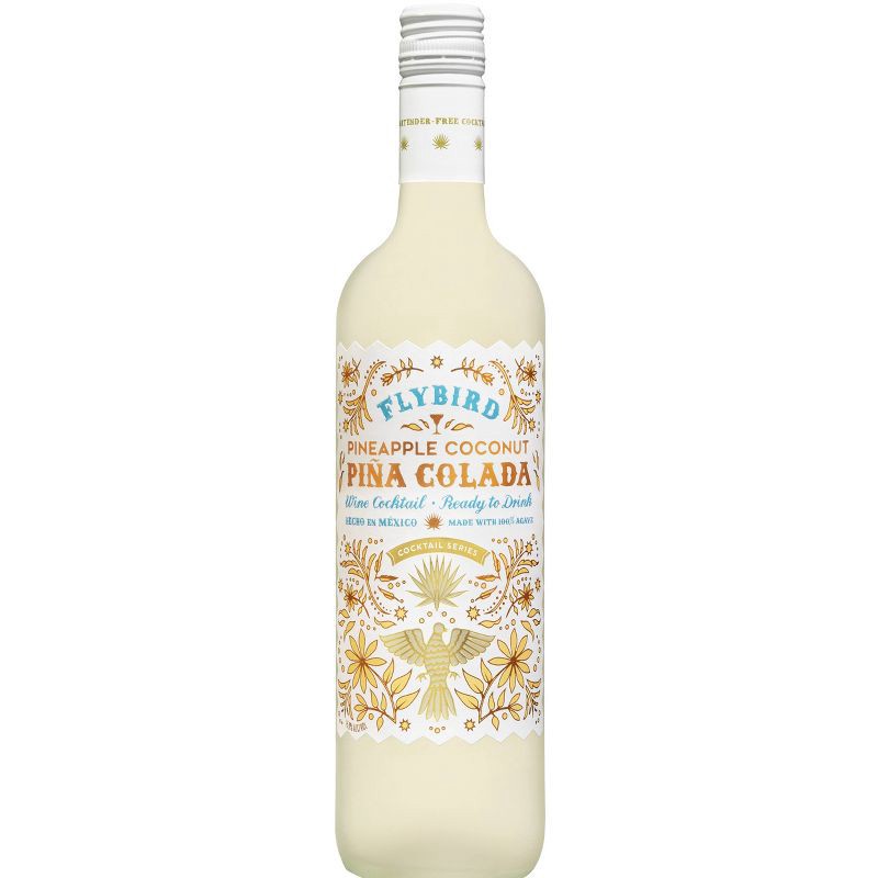 slide 1 of 7, Flybird Baja Pina Colada Wine Cocktail - 750ml Bottle, 750 ml