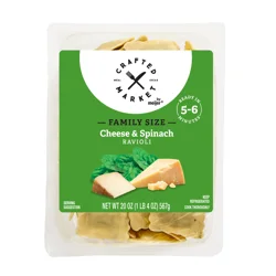 Crafted Market by Meijer Cheese and Spinach Ravioli, 20 oz.