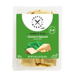 Crafted Market by Meijer Cheese and Spinach Ravioli, 20 oz.