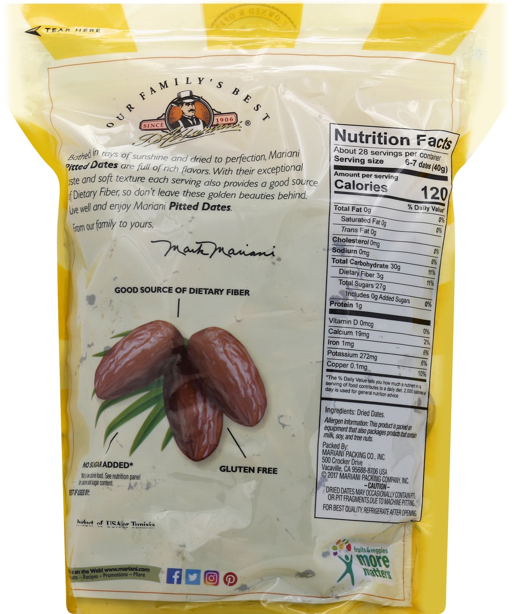 slide 2 of 7, Mariani Dried Pitted Dates Value Pack, 