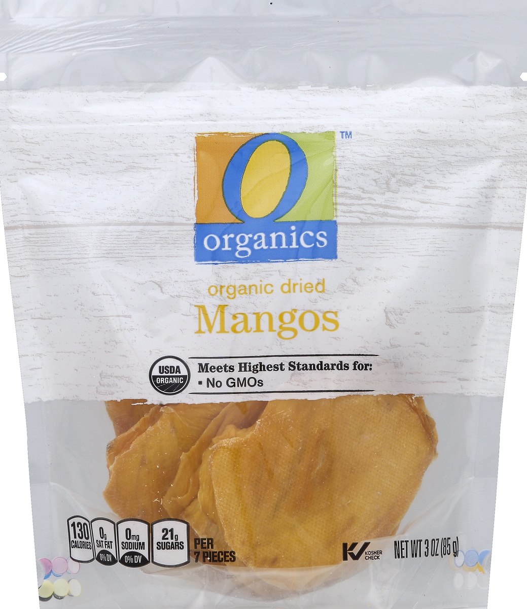 slide 2 of 2, O Orgnc Mango Cheeks Dried, 