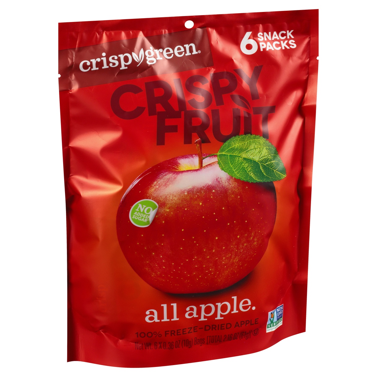 slide 4 of 9, Crispy Green Freeze Dried Apples, 2.16 oz