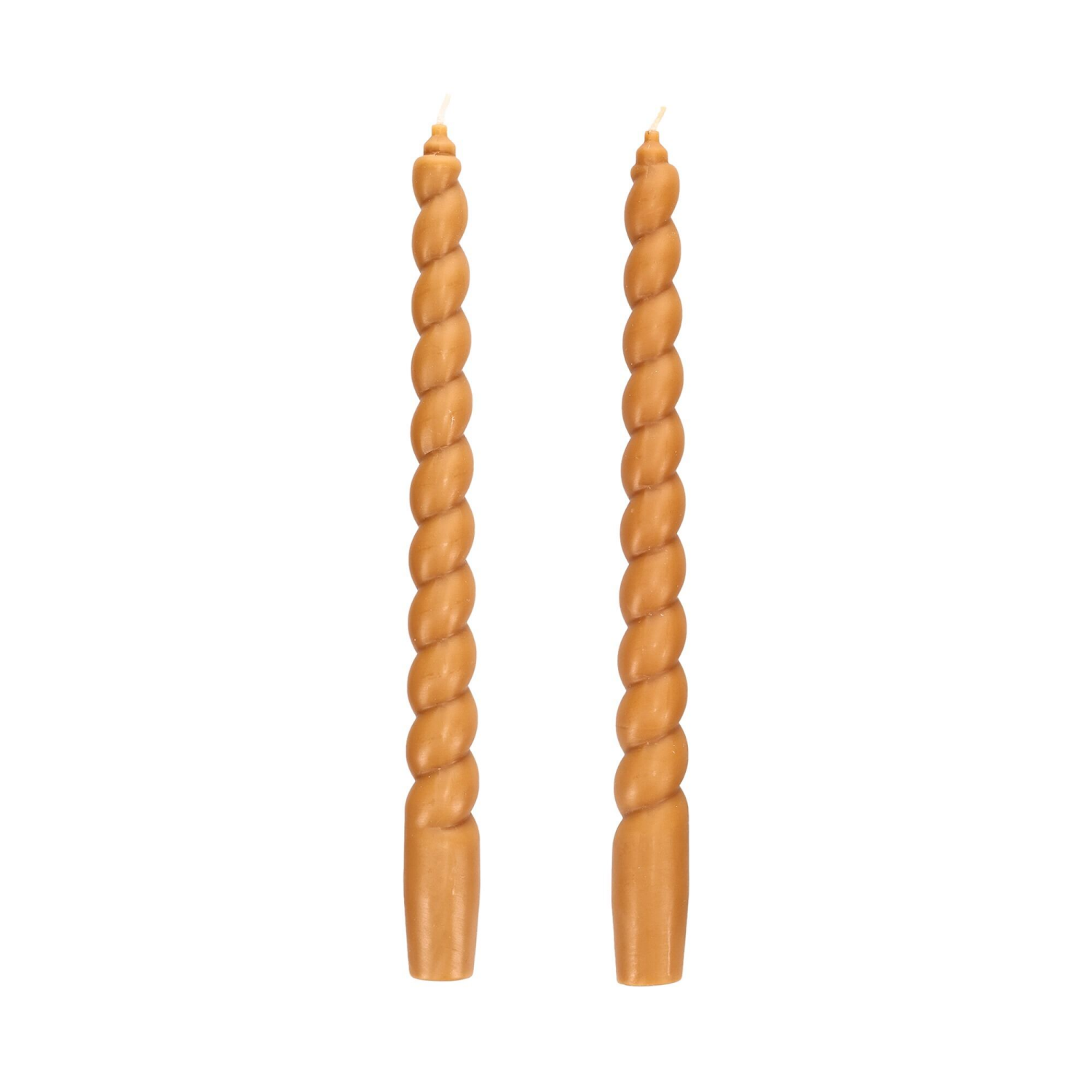 slide 2 of 2, DIG Rounded Twist Tapers 2pk Amber Unscented, 2 ct