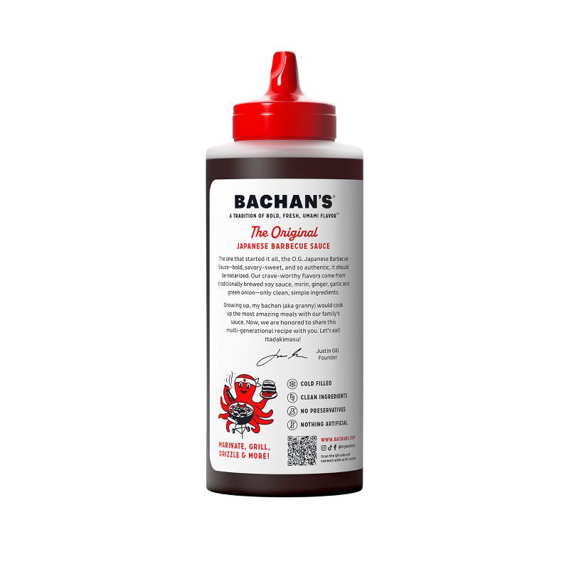 slide 3 of 7, Bachan's Original Japanese BBQ Sauce - 17oz, 17 oz