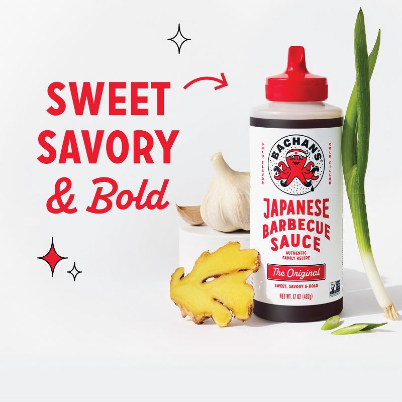 slide 6 of 7, Bachan's Original Japanese BBQ Sauce - 17oz, 17 oz