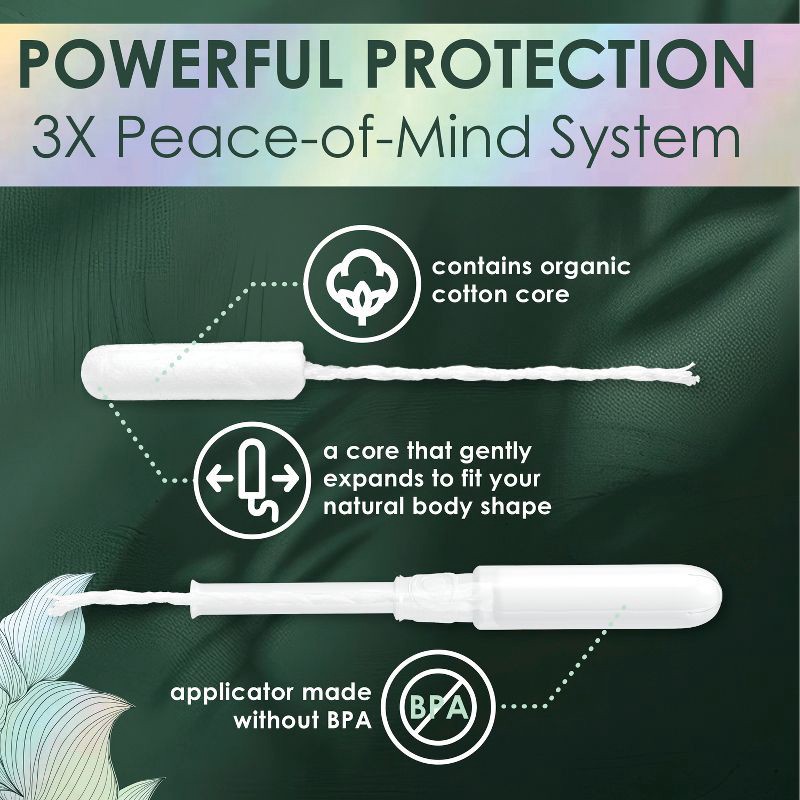 slide 2 of 14, L . Organic Cotton Full Size Tampons - Regular - 30ct, 30 ct