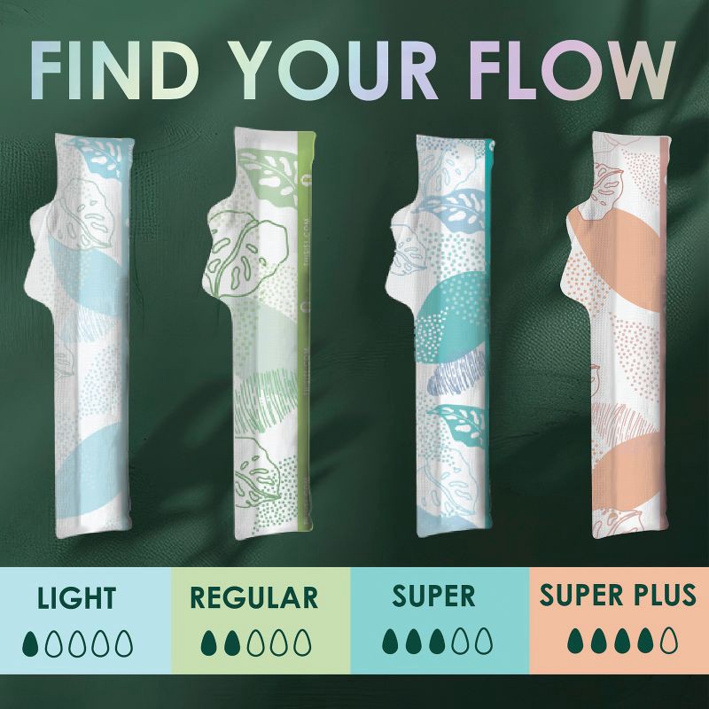 slide 3 of 14, L . Organic Cotton Full Size Tampons - Regular - 30ct, 30 ct