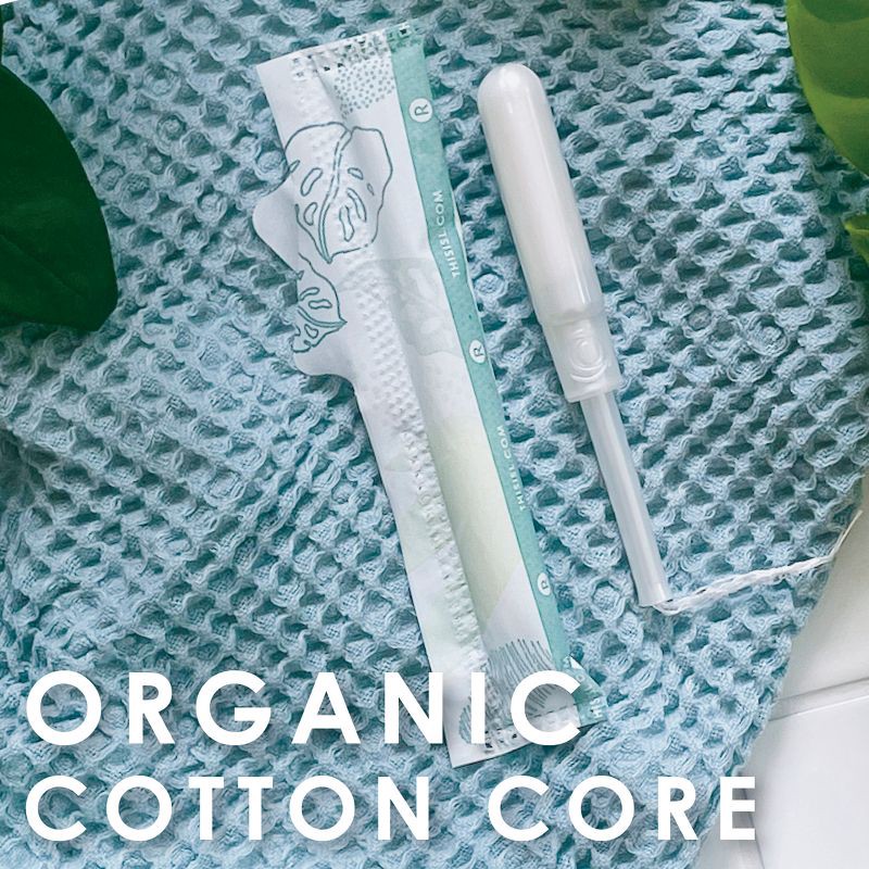 slide 4 of 10, L . Organic Cotton Full Size Tampons - Regular - 30ct, 30 ct