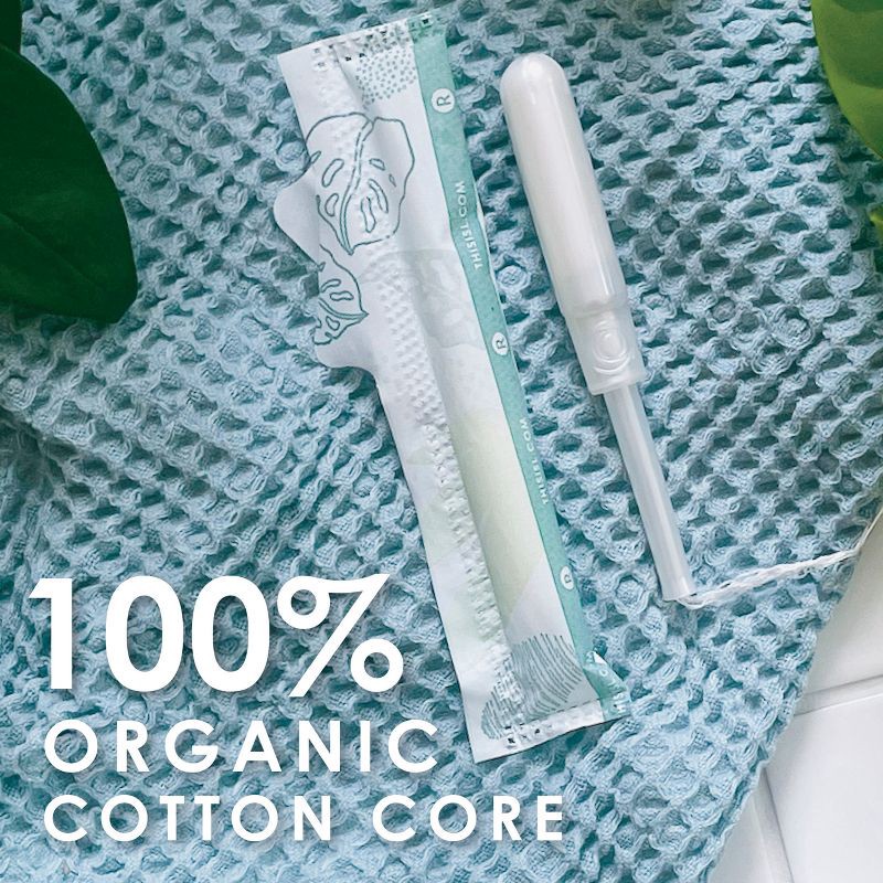 slide 6 of 10, L . Organic Cotton Full Size Refill Tampons - Regular - 42ct, 42 ct