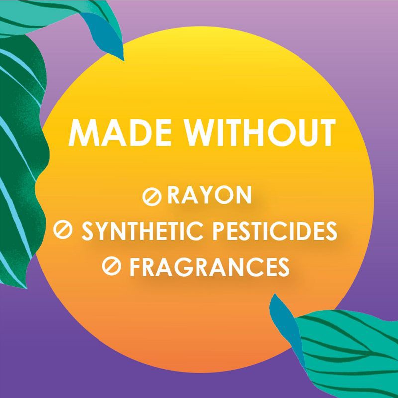 slide 5 of 11, L . Organic Cotton Full Size Multipack Refill Tampons - Regular/Super - 42ct, 42 ct