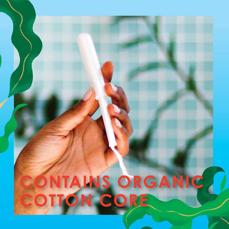 slide 6 of 11, L . Organic Cotton Full Size Multipack Refill Tampons - Regular/Super - 42ct, 42 ct