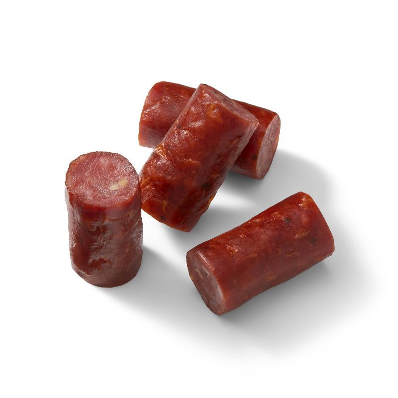 slide 3 of 4, Beef Sausage 7g Protein Snack Bites - 8oz - Good & Gather™, 7 gram, 8 oz