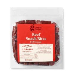 Beef Sausage 7g Protein Snack Bites - 8oz - Good & Gather™