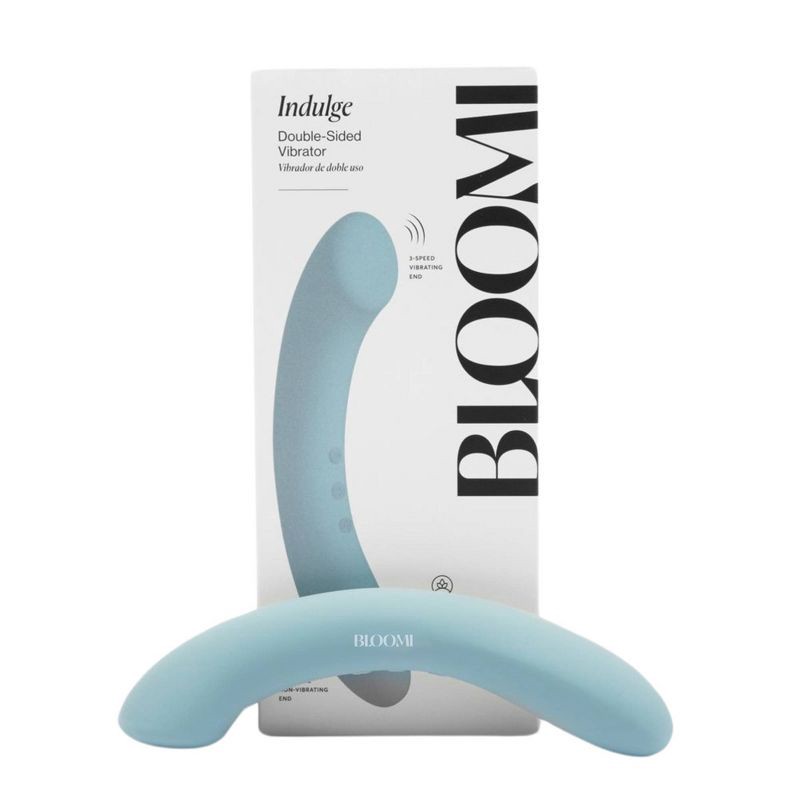 slide 1 of 7, Bloomi Indulge Waterproof Rechargeable Double-Sided Vibrator, 1 ct