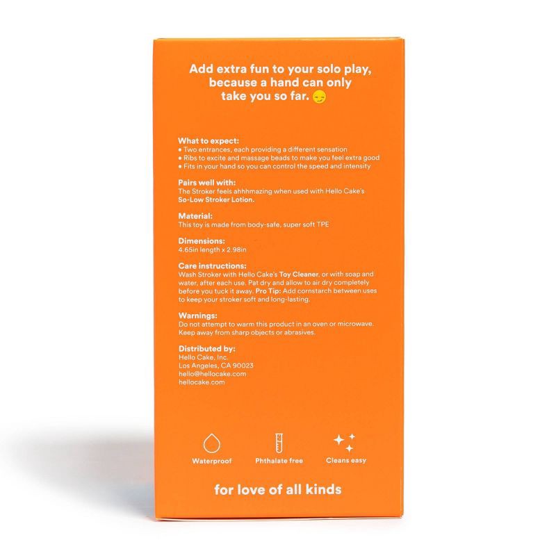 slide 10 of 11, Hello Cake Double-Sided Stroker Toy for Him, 1 ct