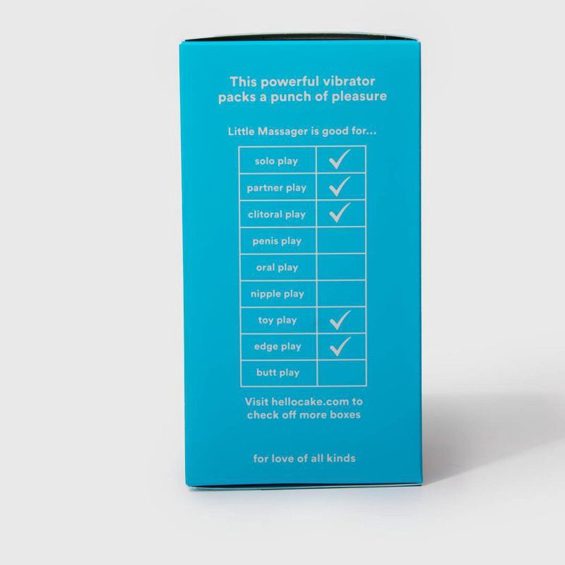 slide 3 of 9, Hello Cake Little Massager Rechargeable Vibrator, 1 ct