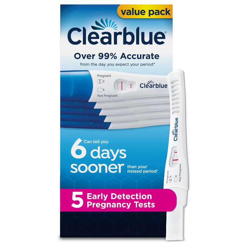 slide 1 of 14, Clearblue Early Detection Pregnancy Tests - 5ct, 5 ct
