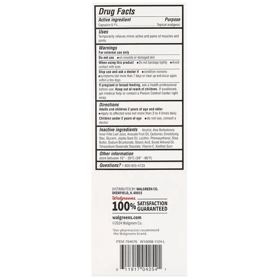 slide 2 of 5, Walgreens Heat Pain Relief + Skin Moisturizing Cream, 3 oz