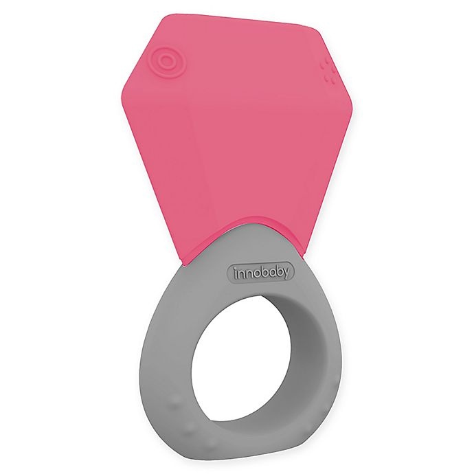 slide 1 of 1, Innobaby Teethin' Smart October Birthstone Ring Teether, 1 ct