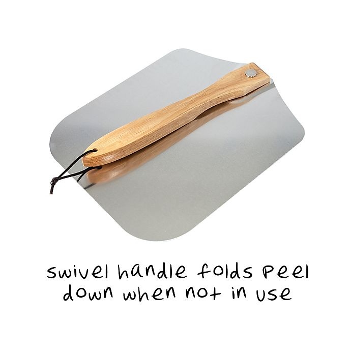 slide 7 of 9, Honey-Can-Do Folding Pizza Peel with Handle, 12 in