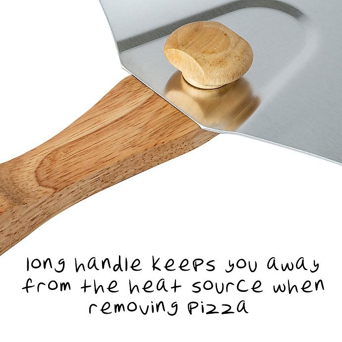 slide 8 of 9, Honey-Can-Do Folding Pizza Peel with Handle, 12 in