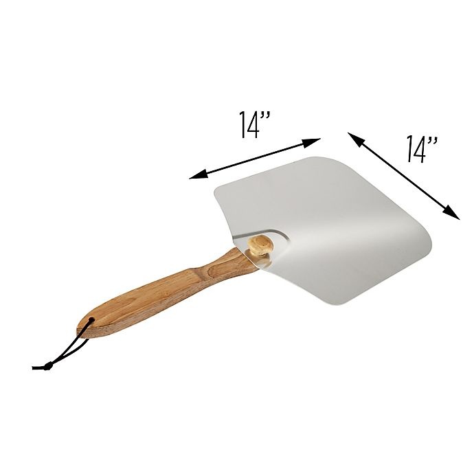 slide 3 of 9, Honey-Can-Do Folding Pizza Peel with Handle, 12 in