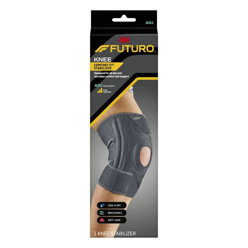 slide 2 of 11, FUTURO Comfort Fit Knee Stabilizer, Adjustable Knee Brace - 1pk, 1 ct
