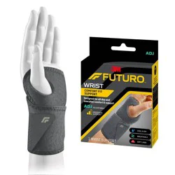 FUTURO Comfort Fit Wrist Support, Adjustable Everyday Wrist Brace - 1pk