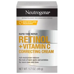 Neutrogena Rapid Tone Repair Retinol + Vitamin C Correcting Cream, 1.7 Oz
