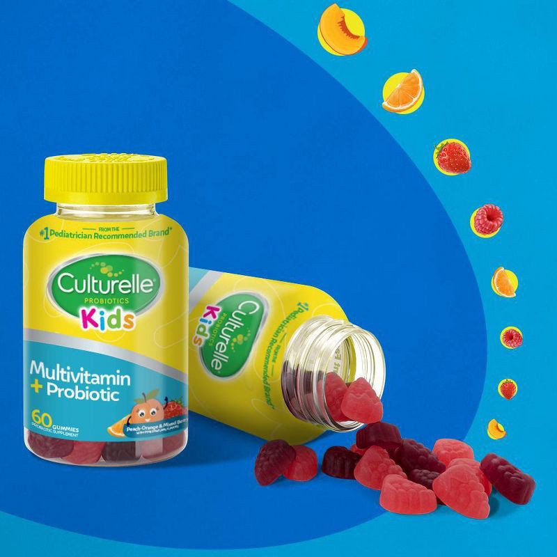 slide 14 of 16, Culturelle Kids' Probiotic + Multi Lutein Gummies - 60ct, 60 ct