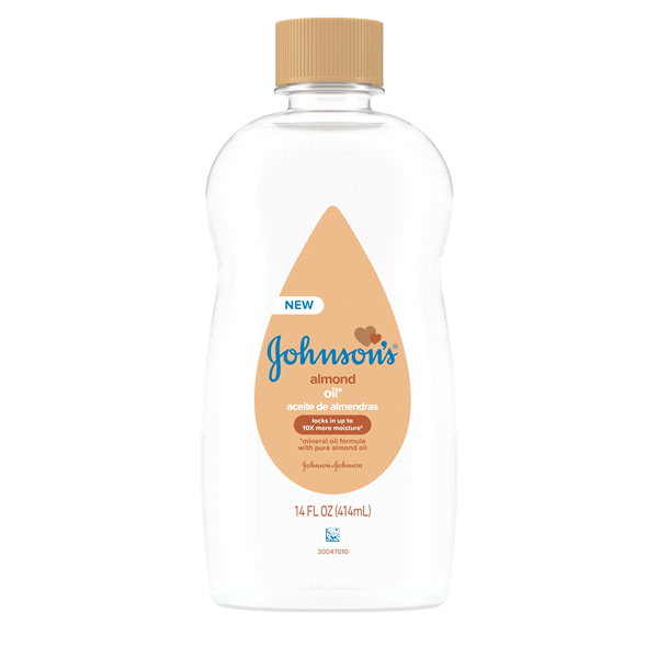 slide 1 of 1, Johnson's Almond Oil for Baby & Adult Skin, Moisturizing Body & Massage Oil, Gentle & Nourishing Mineral Oil Formula with Pure Almond Oil, Paraben-Free, Phthalate-Free, Dye-Free, 14 oz