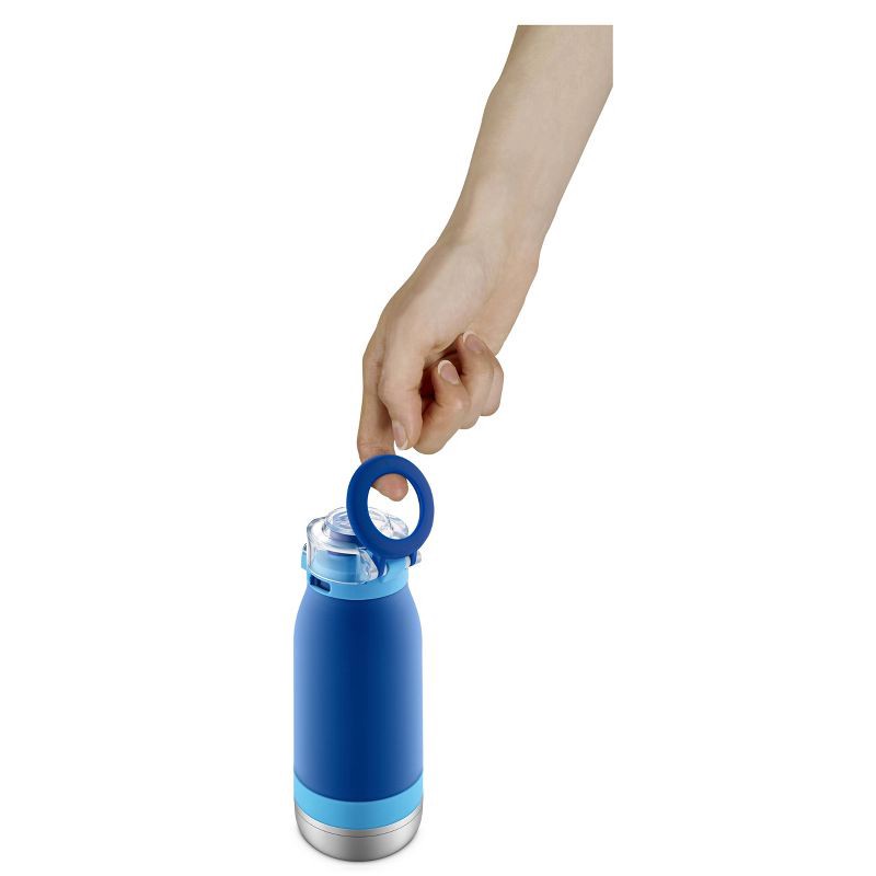 slide 3 of 6, Ello 14oz Stainless Steel Emma Kids' Water Bottle Blue, 14 oz