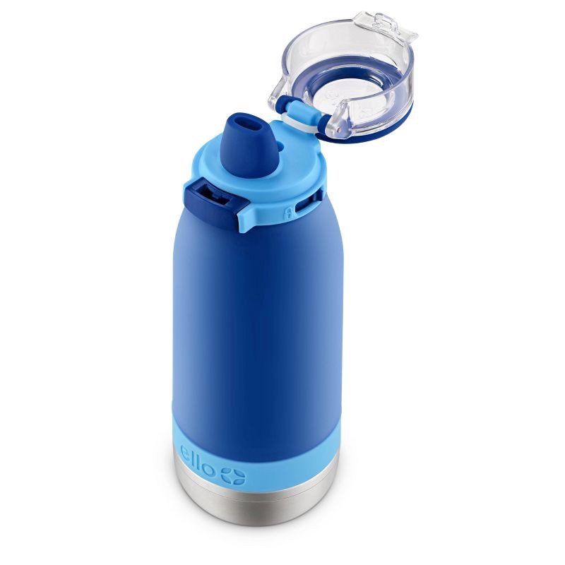 slide 4 of 6, Ello 14oz Stainless Steel Emma Kids' Water Bottle Blue, 14 oz