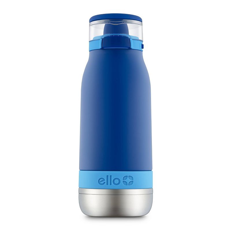 slide 1 of 6, Ello 14oz Stainless Steel Emma Kids' Water Bottle Blue, 14 oz