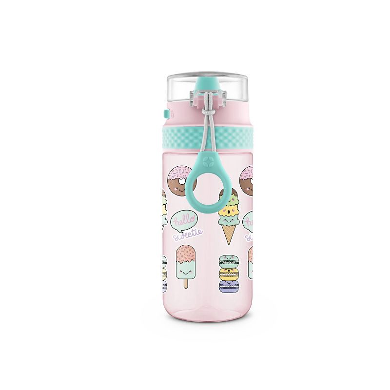 slide 4 of 5, Ello 16oz Plastic Stratus Kids' Water Bottle Pink, 16 oz