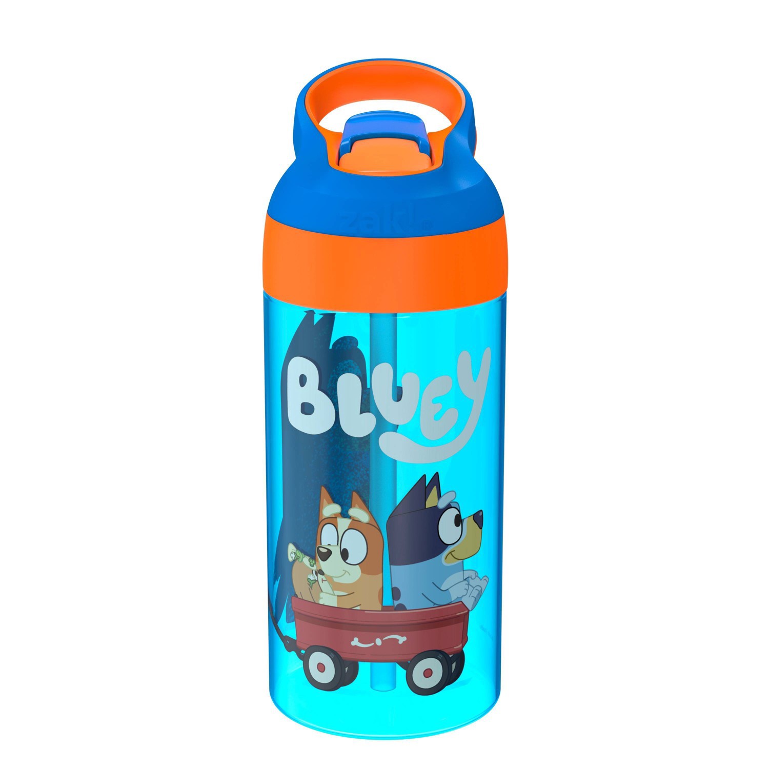 Bluey 17.5oz Plastic Kids Water Bottle - Zak Designs 17.5 oz