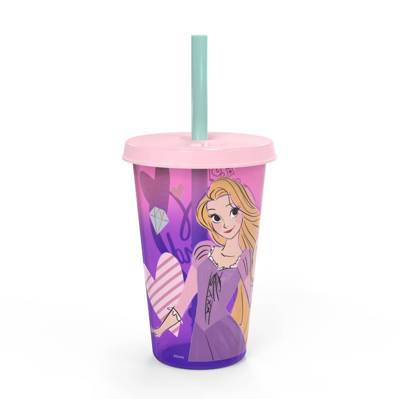 slide 3 of 9, Disney Princess 16.5oz 4pk Plastic Color Change Tumblers -Zak Designs: Polypropylene, Dishwasher-Safe, Cold Beverages, 16.5 oz, 4 ct