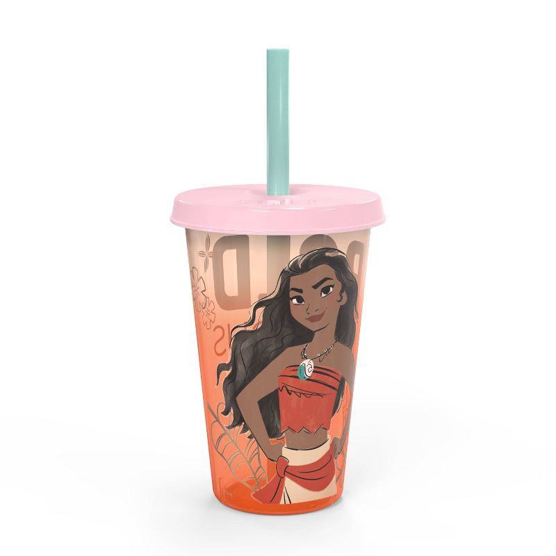 slide 5 of 9, Disney Princess 16.5oz 4pk Plastic Color Change Tumblers -Zak Designs: Polypropylene, Dishwasher-Safe, Cold Beverages, 16.5 oz, 4 ct