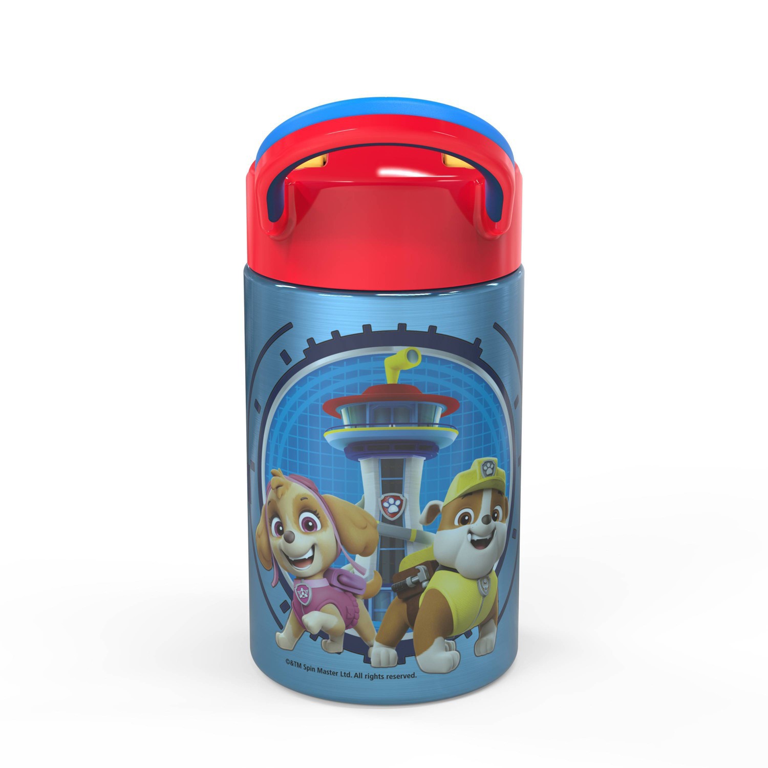 Zak Designs 14oz Stainless Steel Kids' Water Bottle with Antimicrobial Spout 'Paw Patrol