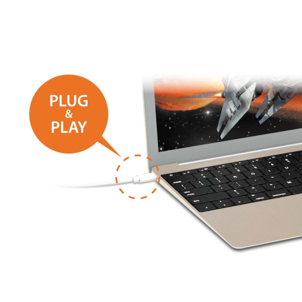 slide 9 of 10, j5create Usb-C 3-Port Hub, Jch347, 1 ct