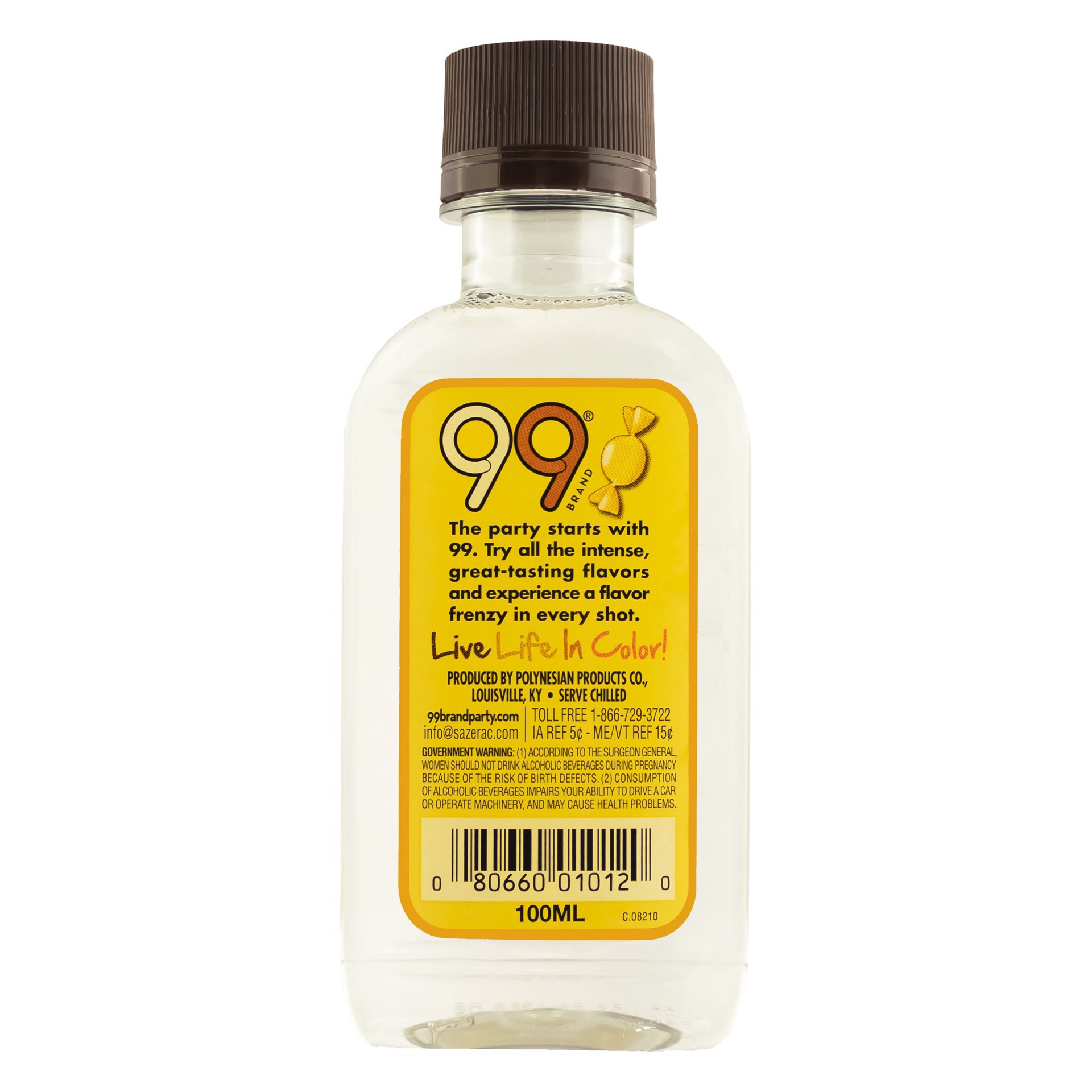 slide 2 of 2, 99 Brand 99 Butterscotch Liqueur 100ml 99 Proof, 100 ml