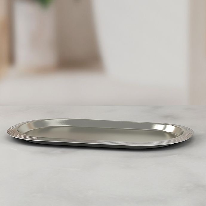 slide 2 of 5, Nu Steel Special Vanity Tray - Pewter, 1 ct