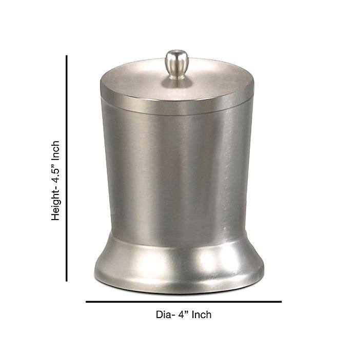 slide 5 of 5, Nu Steel Rosemont Cotton Jar - Pewter, 1 ct