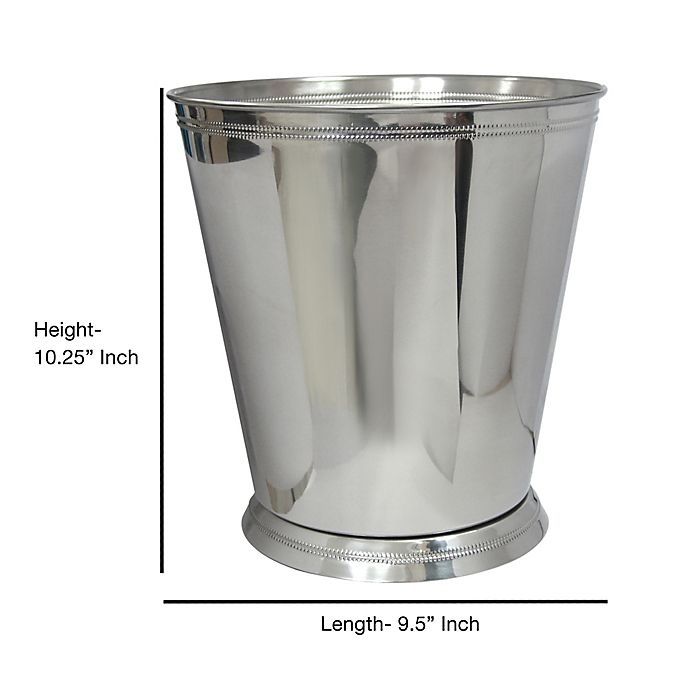 slide 4 of 4, Nu Steel Regal Crackle Wastebasket, 1 ct