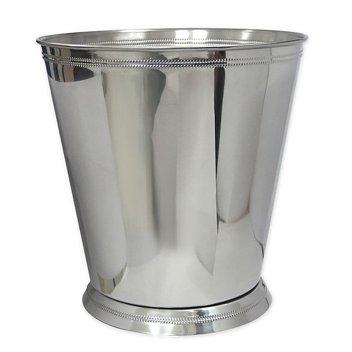 slide 1 of 4, Nu Steel Regal Crackle Wastebasket, 1 ct