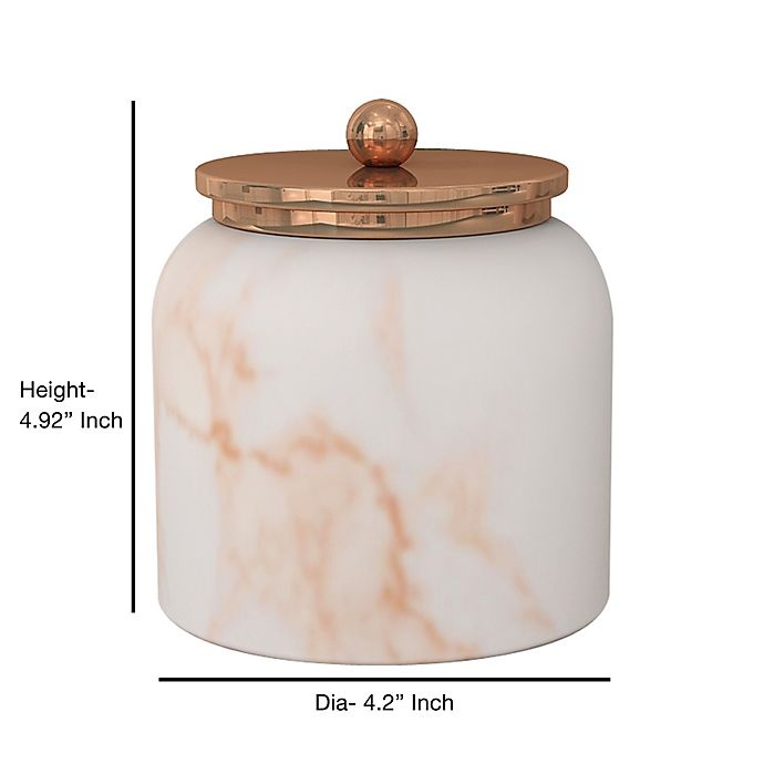 slide 5 of 5, Nu Steel Misty Cotton Jar - Copper, 1 ct