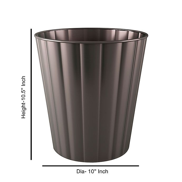 slide 4 of 5, Nu Steel Anaheim Wastebasket - Oil Rubbed Bronze, 1 ct