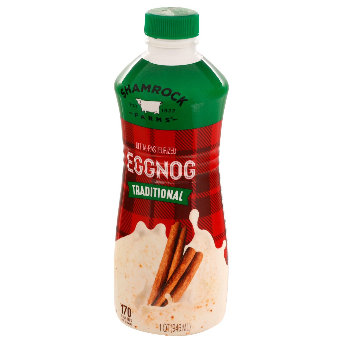 slide 12 of 12, Shamrock Farms Traditional Holiday Spice Eggnog 1 qt, 1 qt