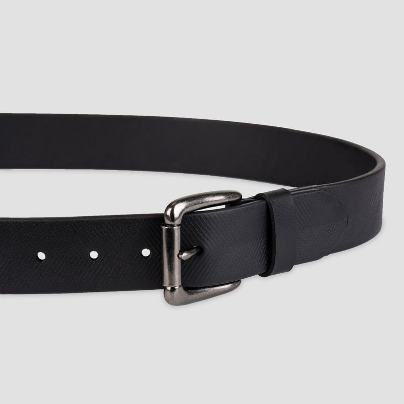 slide 4 of 5, DENIZEN from Levi's DENIZEN® from Levi's® Men's Embossed Chevron Belt - Black M, 1 ct